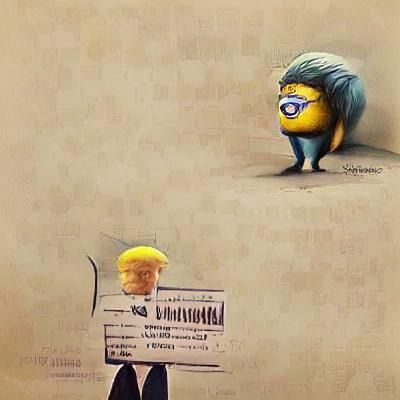 Cartoon President as Animated Character