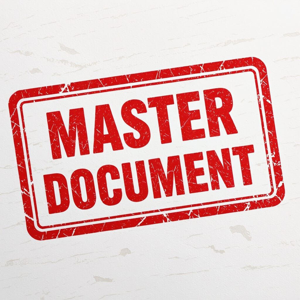 High-Resolution Rubber Stamp: MASTER DOCUMENT Design