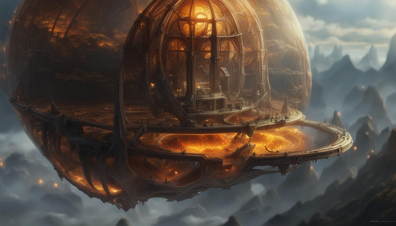 When the inhabited artefact from outer space startet to rele...