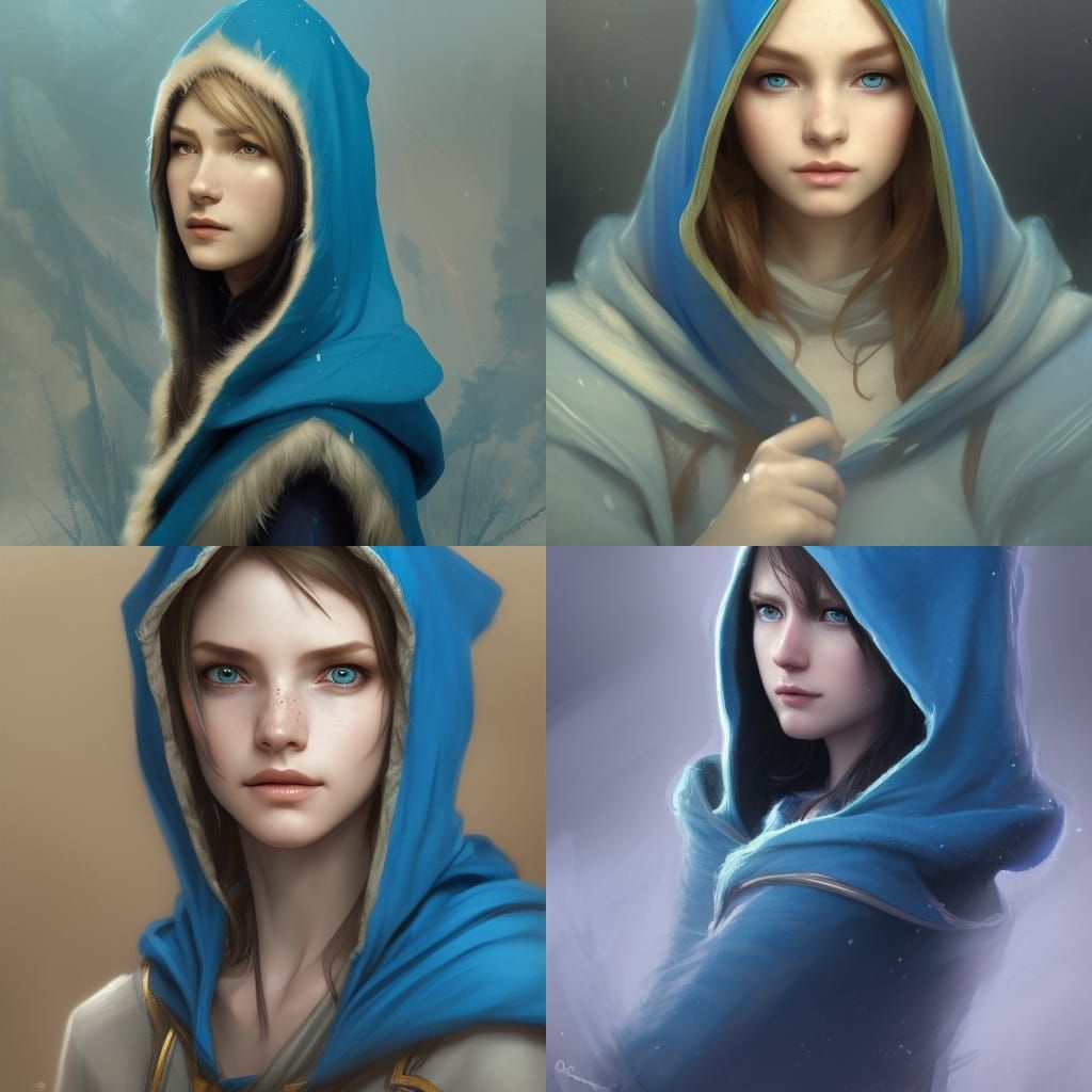 Elven Portrait in Dynamic Lighting Style
