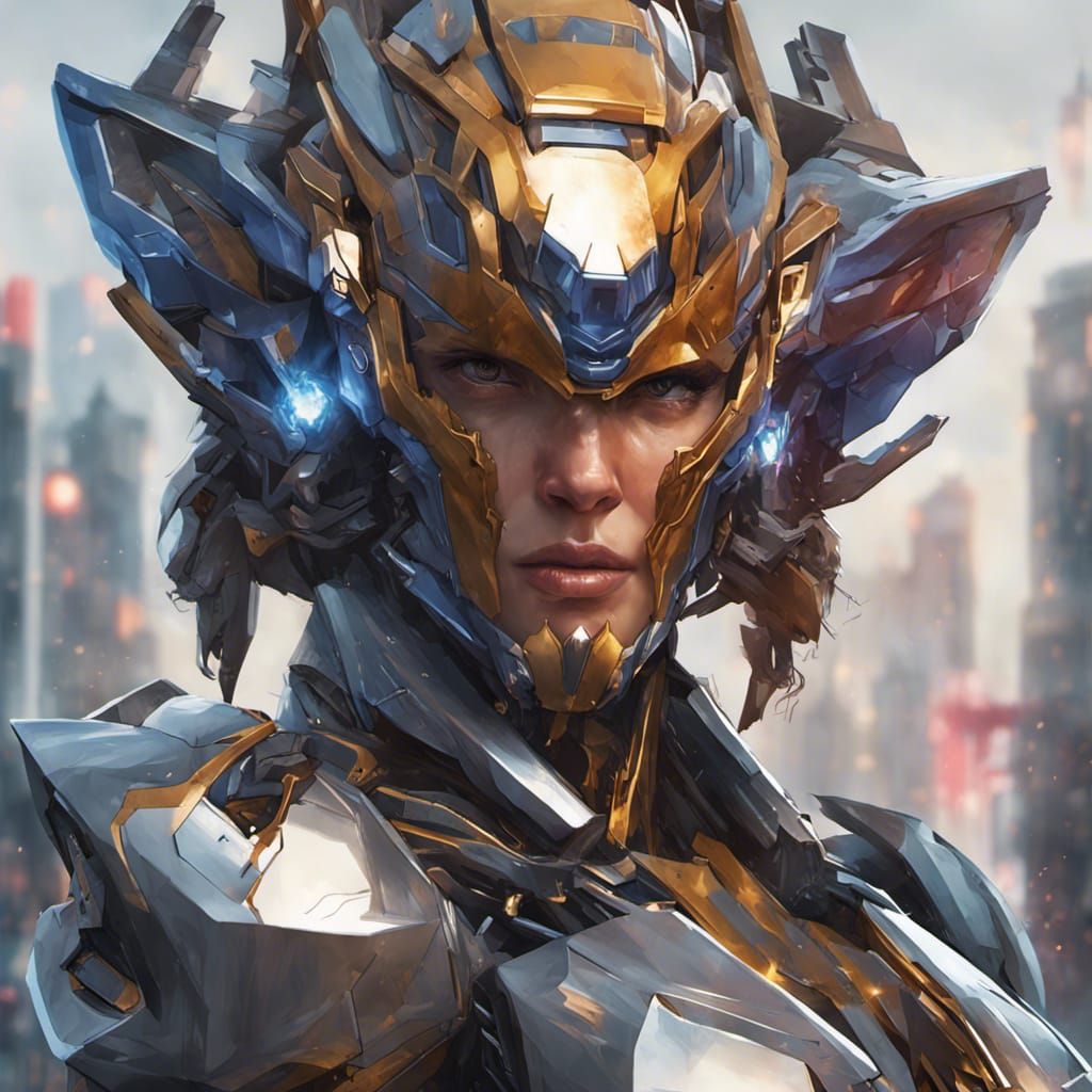 Detailed Portrait with Dynamic Lighting