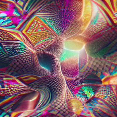 Psychedelic Geometric Brain in 8K Resolution