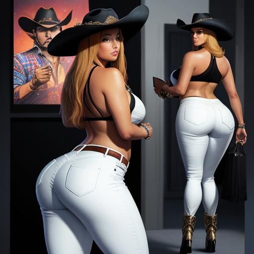 Two-Faced Reflection of Amazon Woman in Comic Art