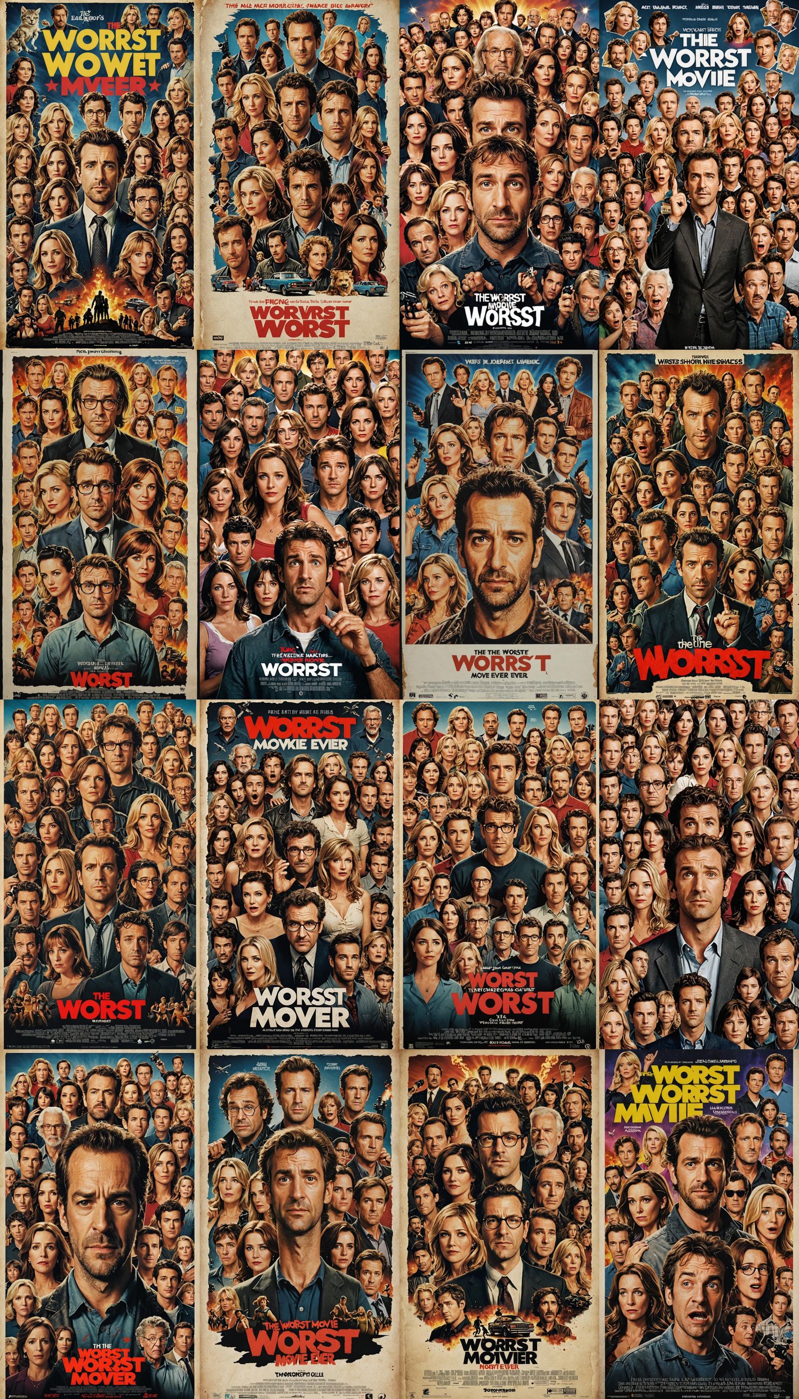 AI-Generated Movie Poster: The Worst Movie Ever