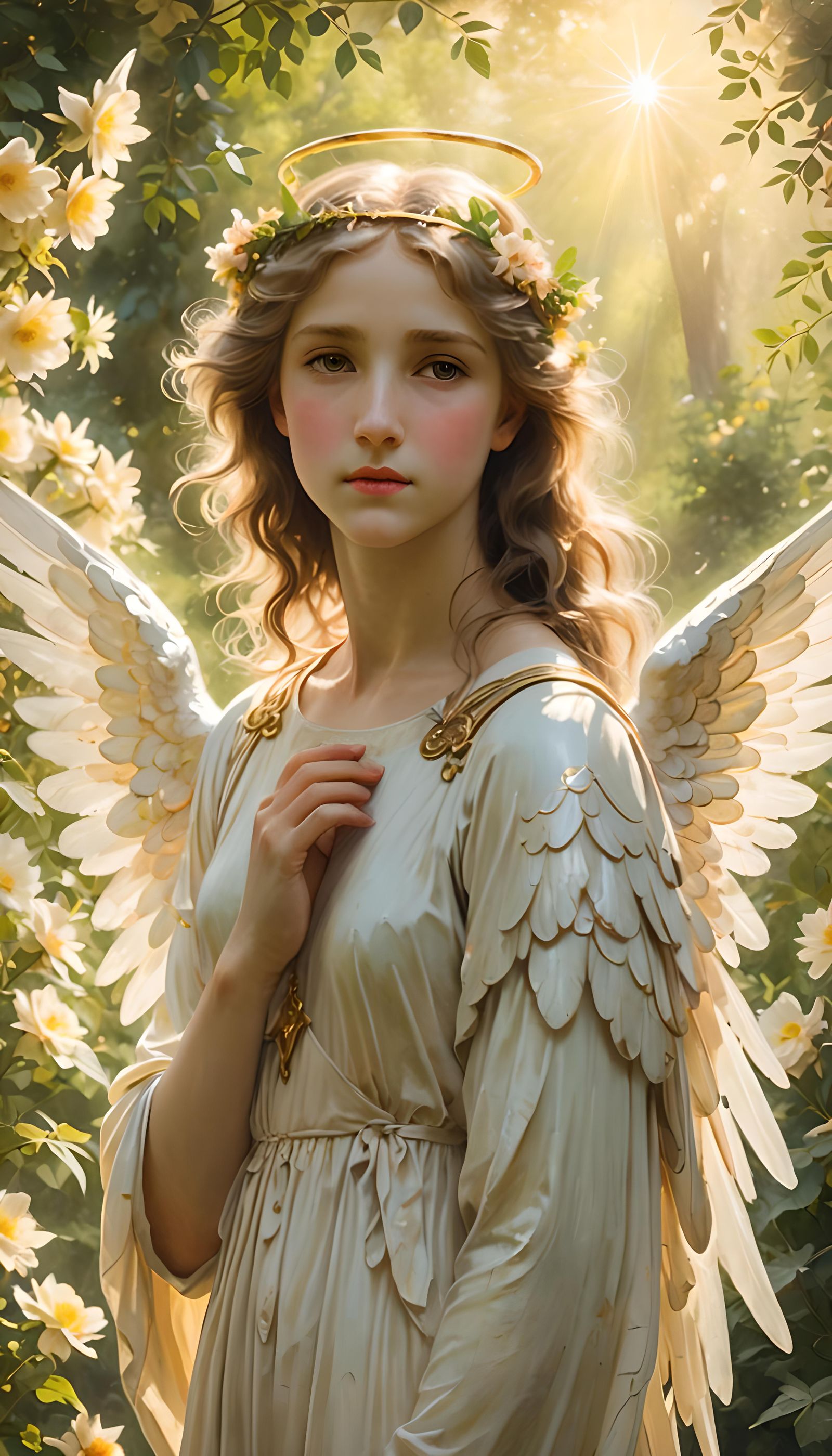 Beautiful Angel of Divine Radiance