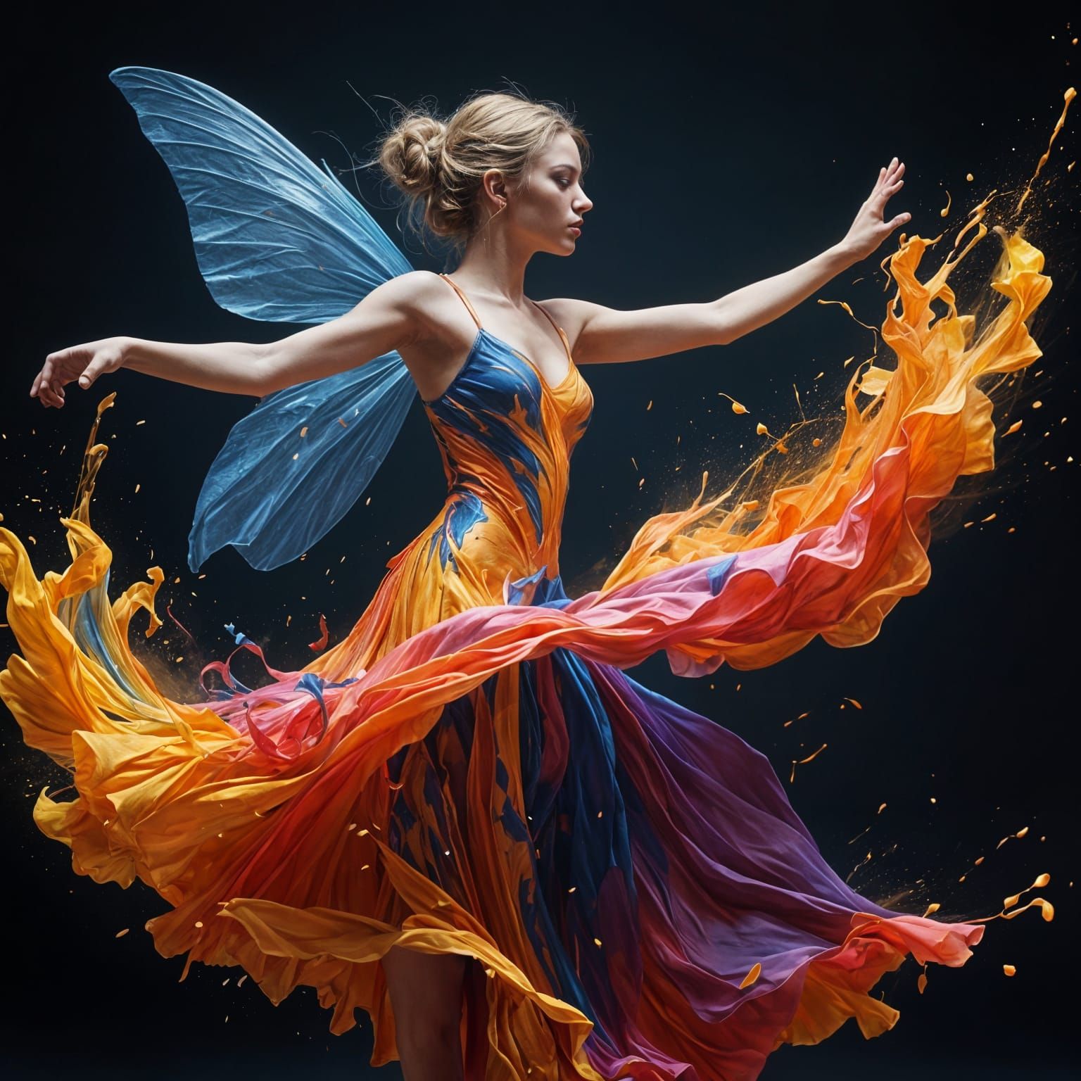 Enchanted Harmony in Vibrant Colors