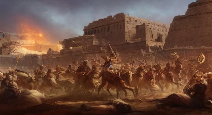 Ancient Battles: Egypt to Mesopotamia in Detailed Matte Pain...