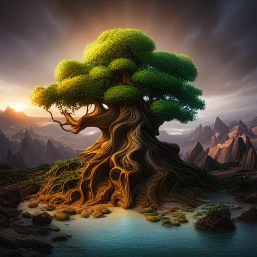 The Tree of Four Seasons: Fantasy Concept Art