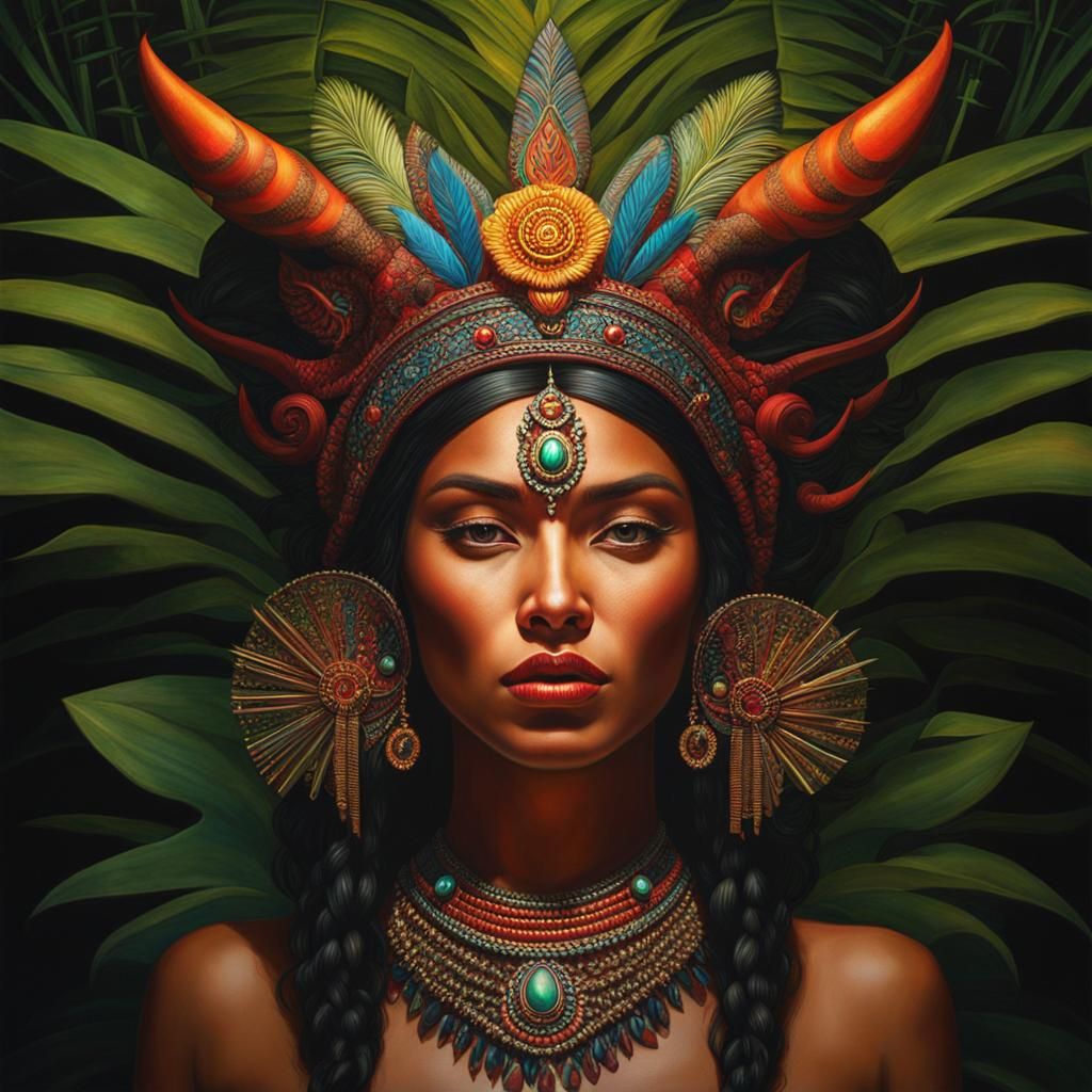 Bruja Conjures Demon in Guatemalan Jungle