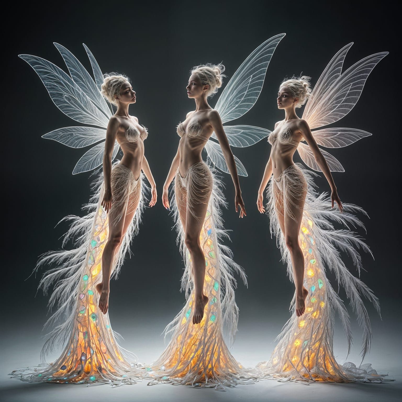 Ethereal Fairies in Iridescent Gossamer