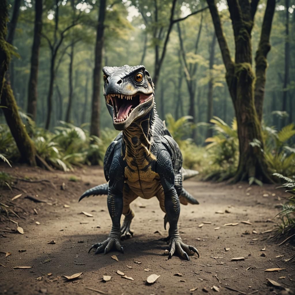 Cinematic Film Still of a Funny Animal