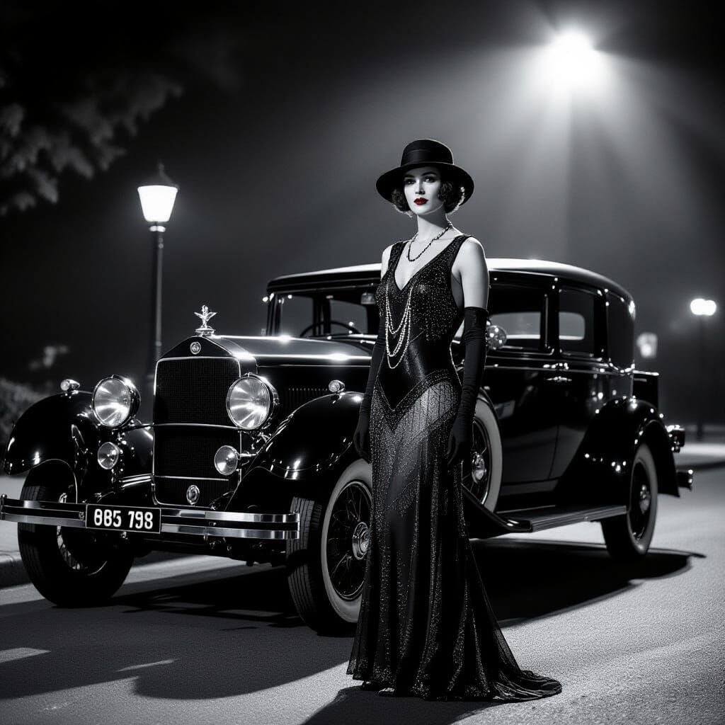 Phryne Fisher in Film Noir Style, St Kilda