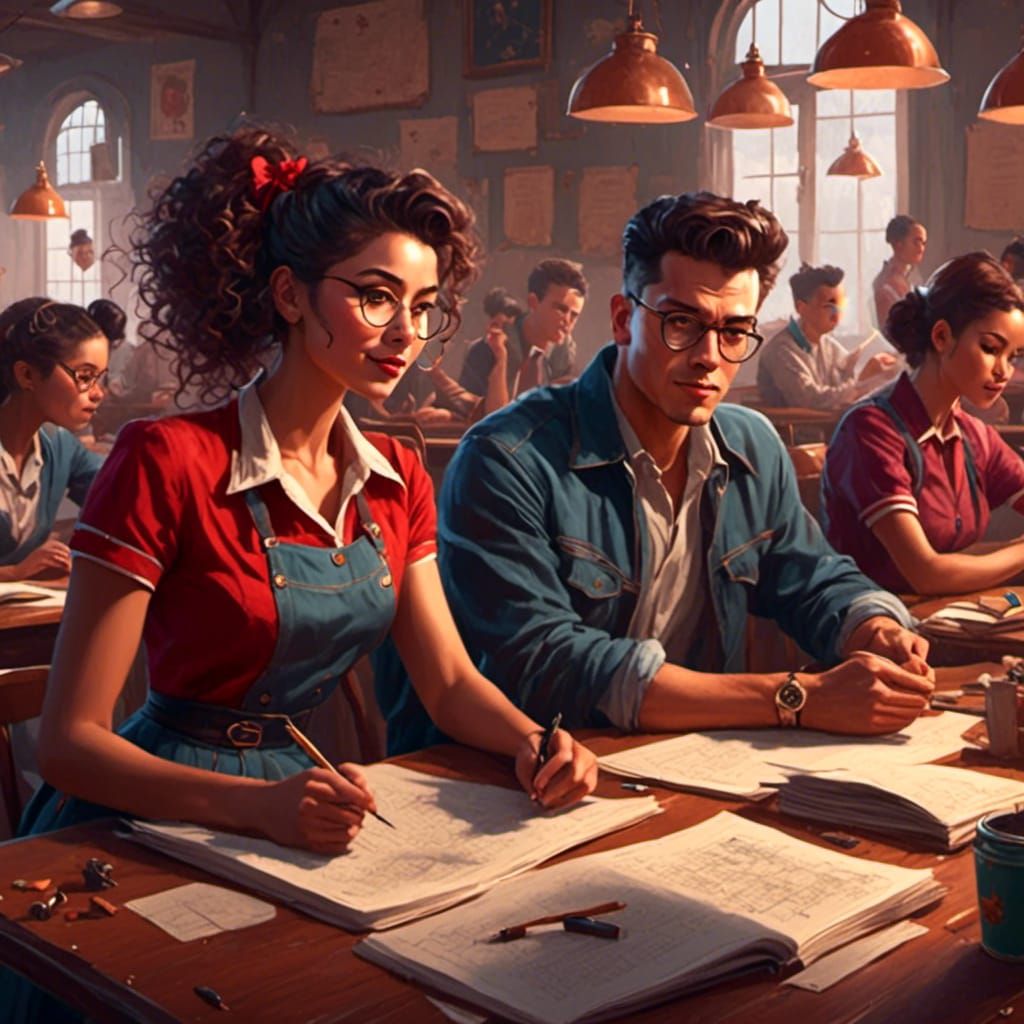 Math class with my favorite classmate Sam