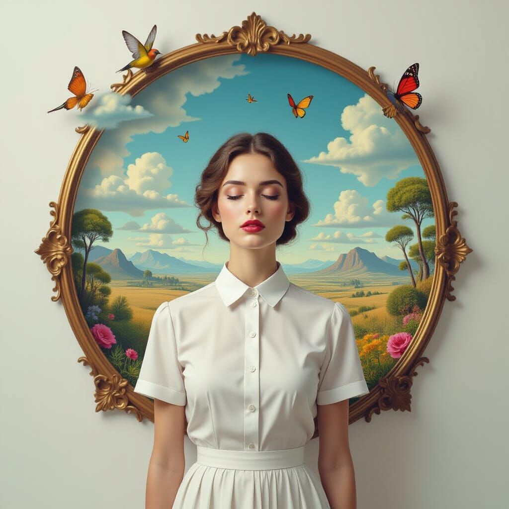 Surreal Dreamscape: Imagination Unleashed in Dalí-Inspired P...