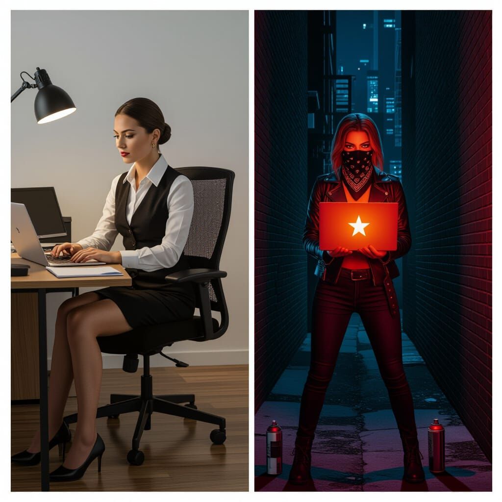 Dual Life: Secretary by Day, Hacktivist by Night