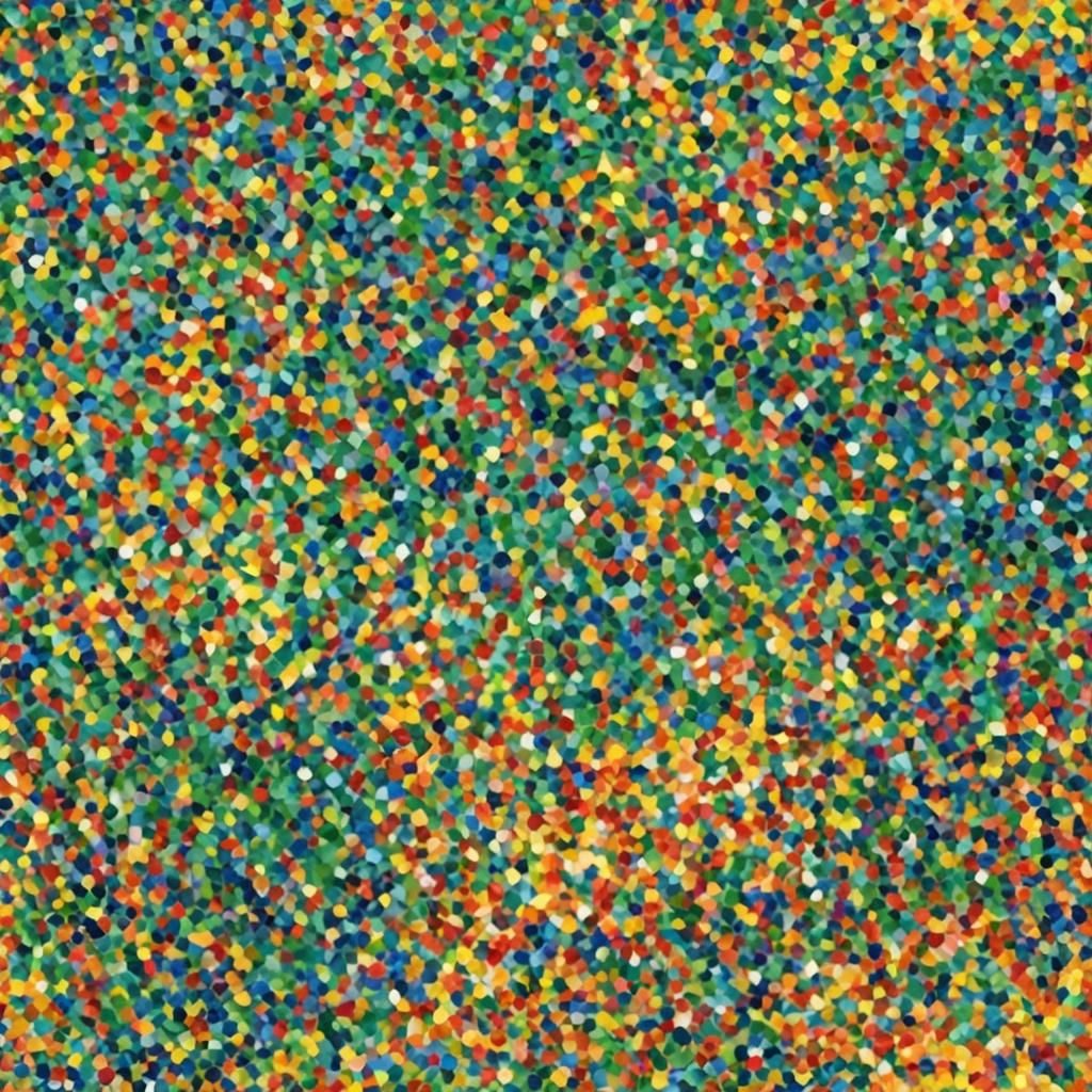 Pointillism Pixel Art: A Mesmerizing Dance of Color