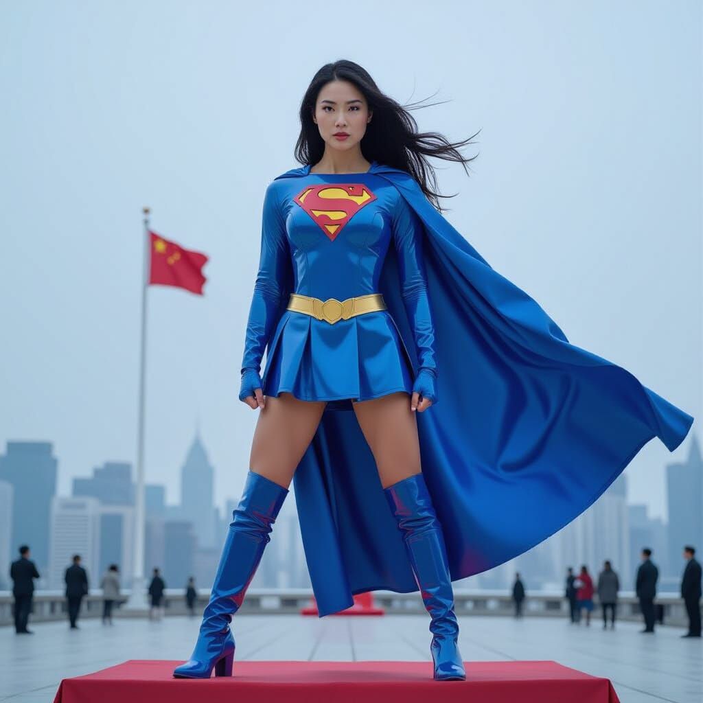 Superwoman Lan Xing in Modern Eastern Style