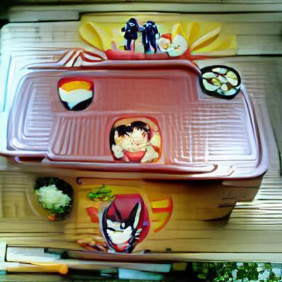 Anime Bento Box with Brother Character