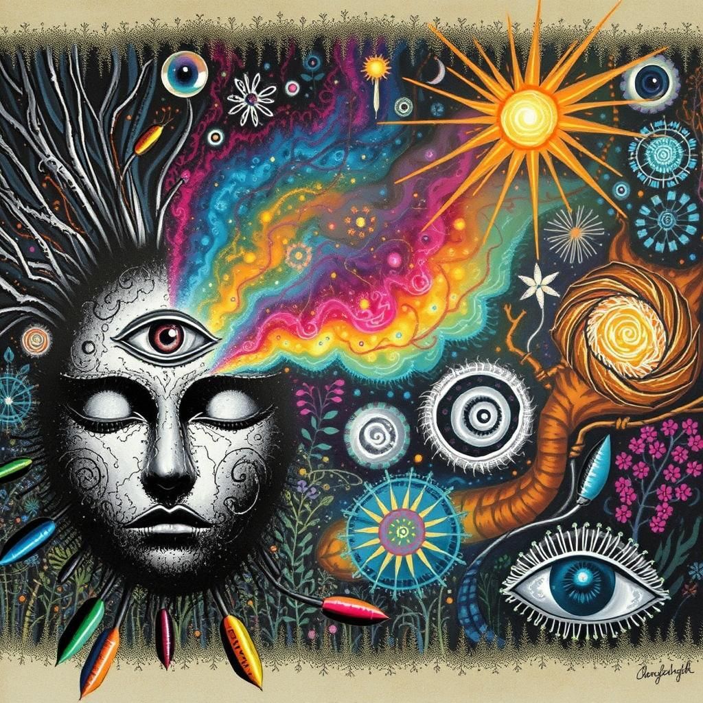 Enchanted Fairy Forest with Bioluminescent Mushrooms