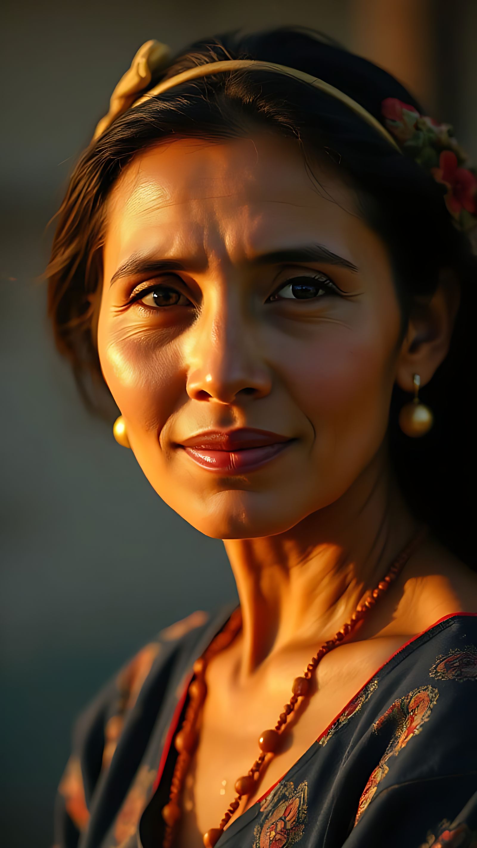 Mother in Stunning Digital Art Style