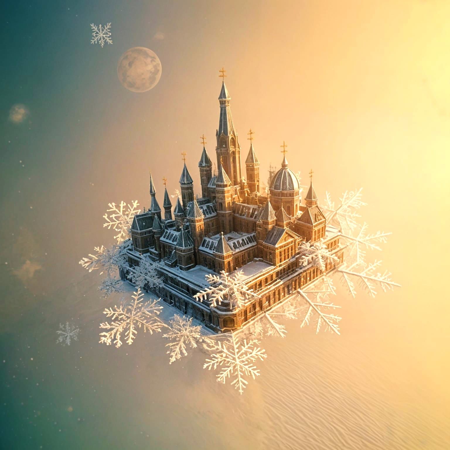 Ethereal Metropolis on a Snowflake