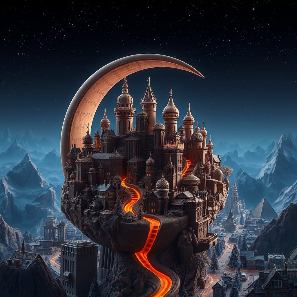 Chocolate Metropolis with Caramel Rivers in Midnight Octane ...