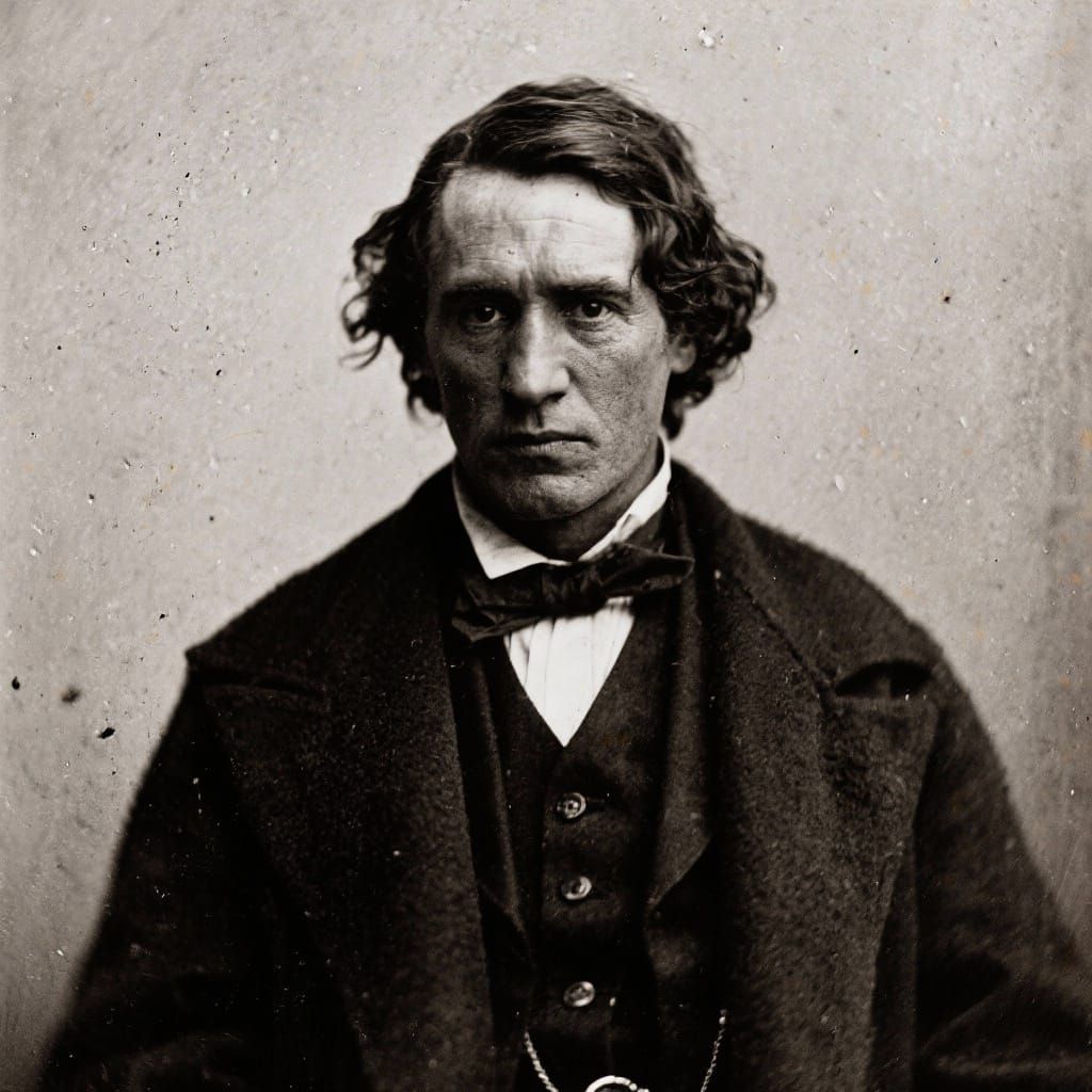 Grimdark Portrait Photographed in 19th Century Style