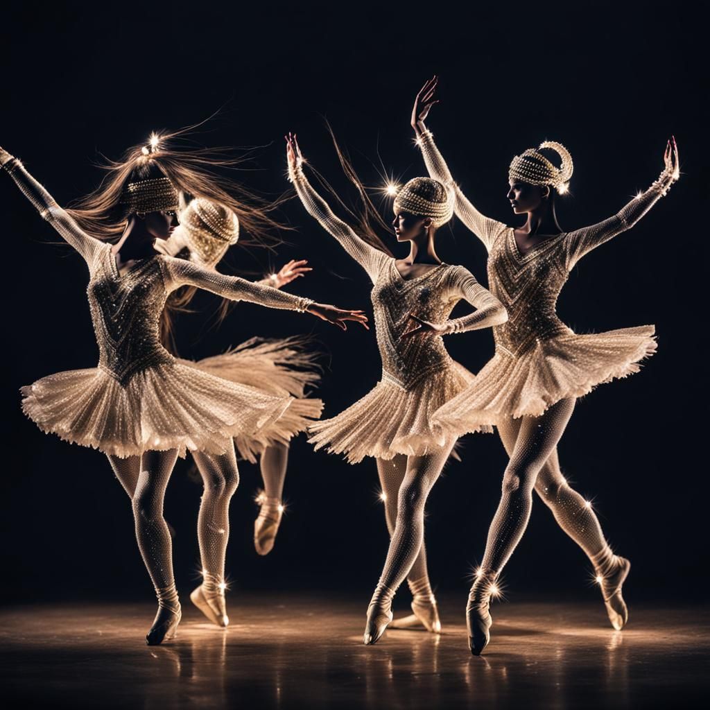 Crystal Dancers in the Night