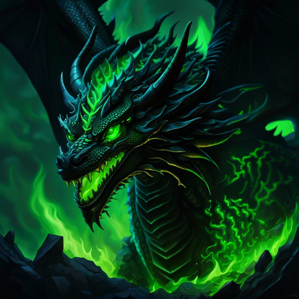 Smaug ressurected by the Nazgul.