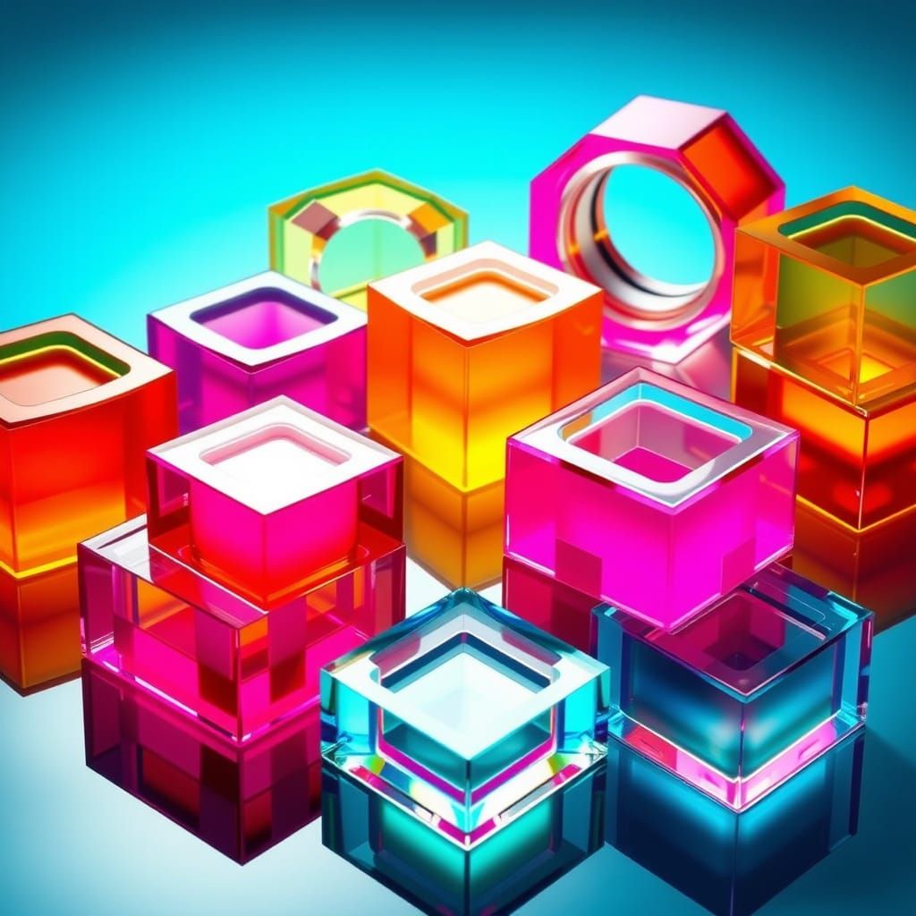 Impossible Jello Molds in Hypnotic Arrangement