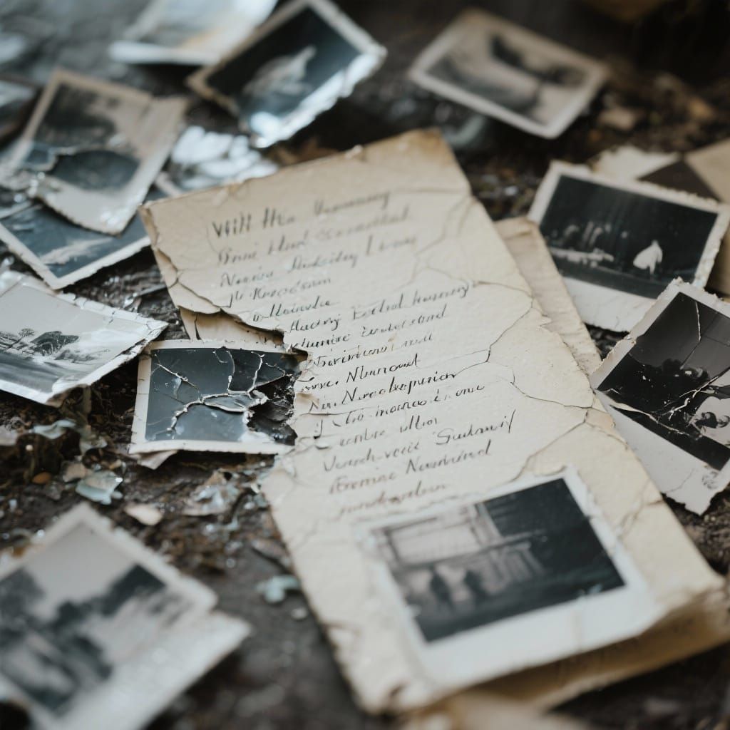 AI Art: Haunting Echoes of Lost Memories and Faded Images