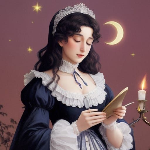 Man Seeks Light Under Moon