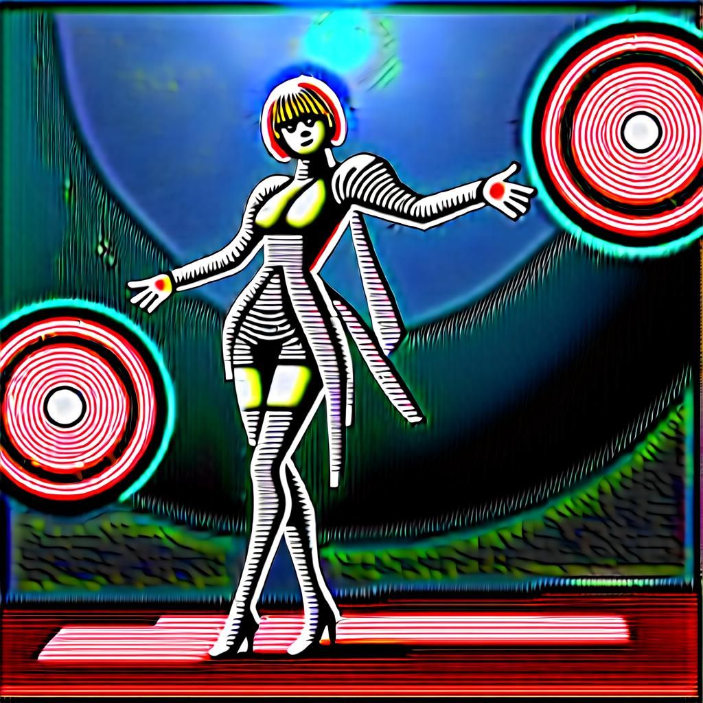 Anime Steampunk Girl in Detailed 3D Render