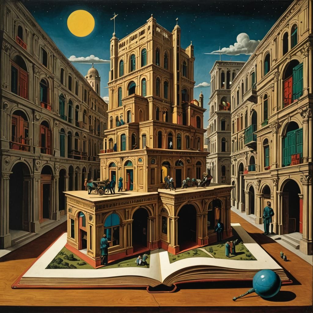 Giorgio de Chirico’s Pop-up Book (metaphysical art, surreali...