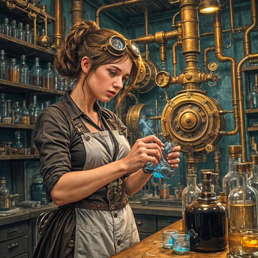 Inventive Steampunk Chemist Creates Innovative Adhesives