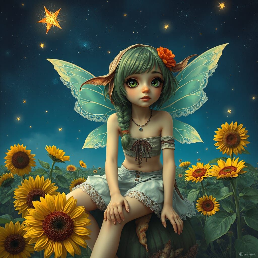 fractal masterpiece, digital painted art, full body portrait...