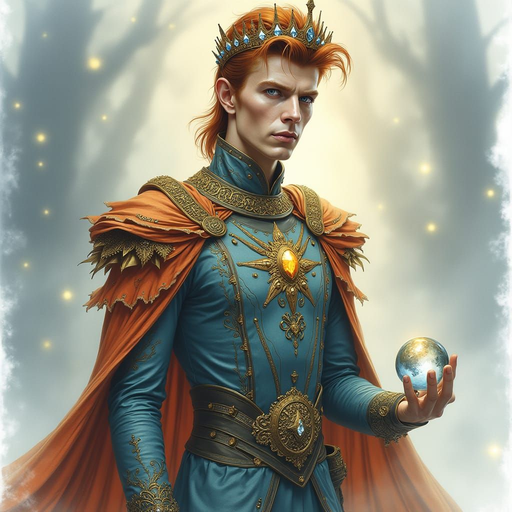 David Bowie as the Goblin King in Enchanted Regalia