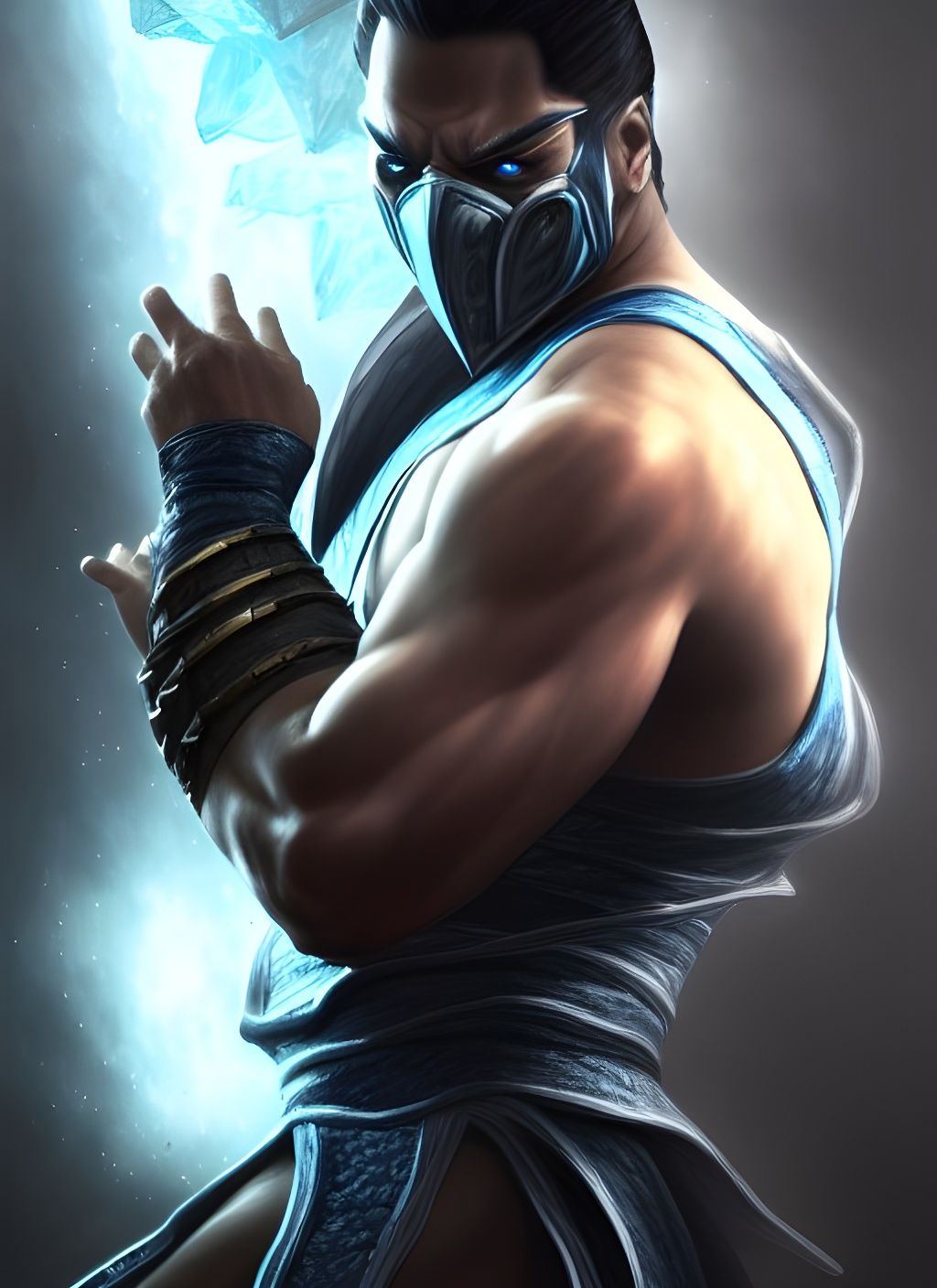 Sub-Zero Ice Fantasy Digital Art