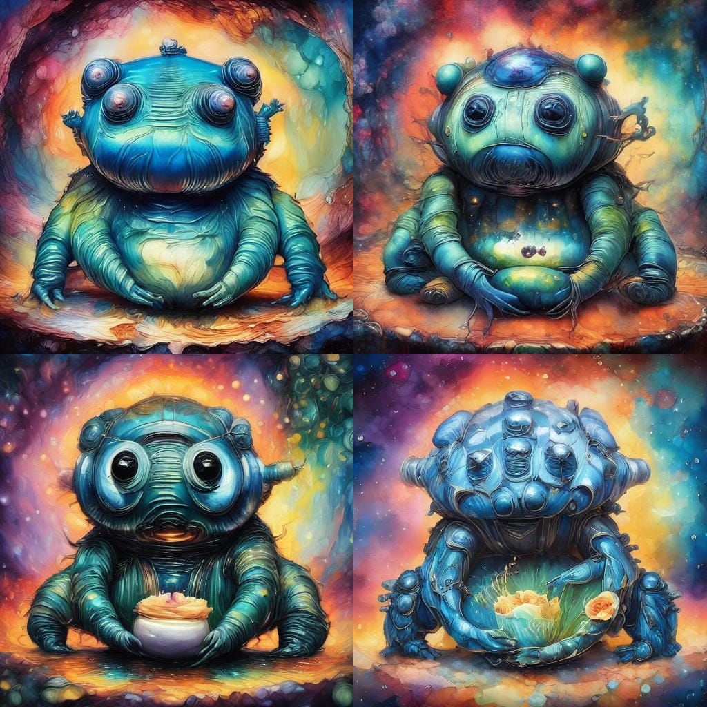 Adorable Tardigrade Baby Crying for Cake