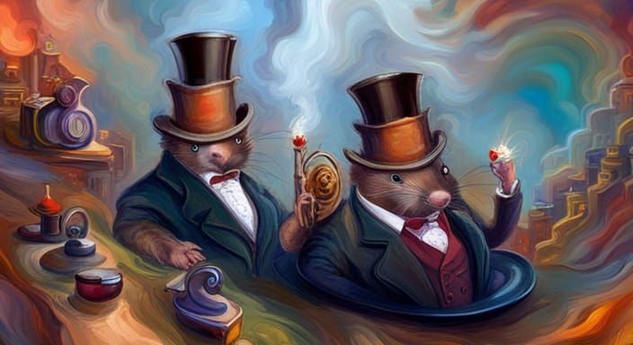 Pair of Gentlemen Rats