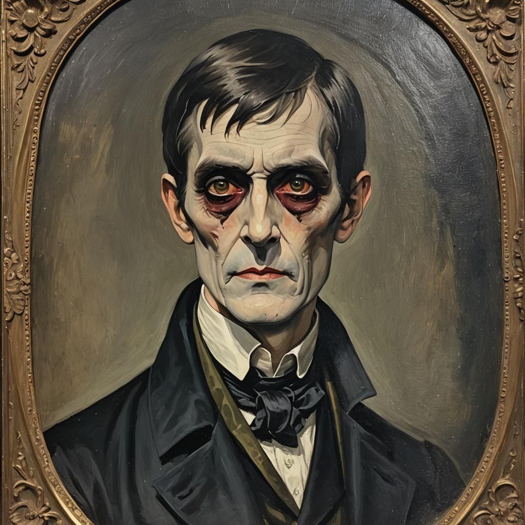 Barnabas Collins Portrait in 18th Century Style