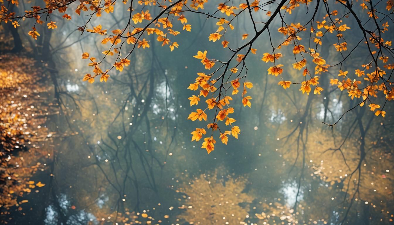 Autumnal Reflection: Nature in Professional Photography