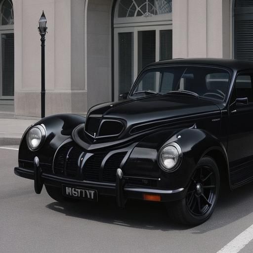 Sleek All-Black Car: A Modern Automotive Design