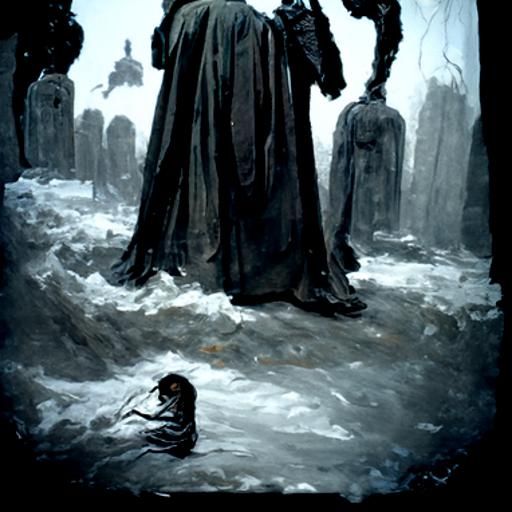 Evocative Image of Grief and Emotional Turmoil