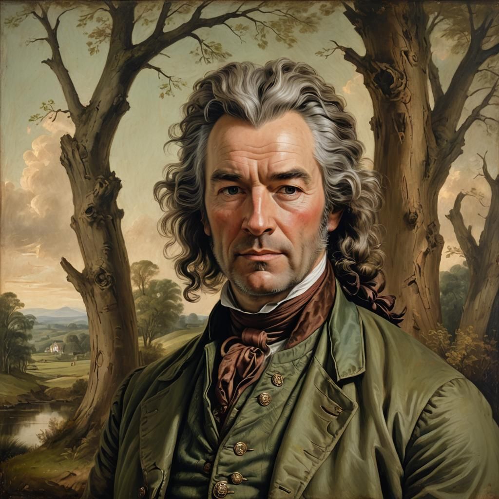 Nathaniel Alexander Portrait in Historical Realism Style