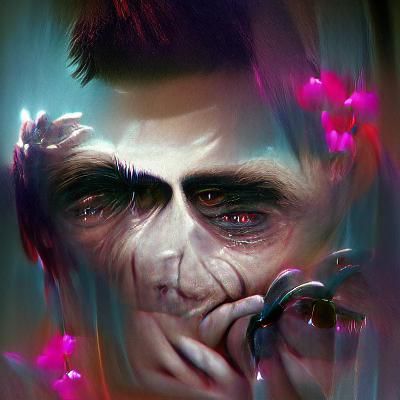 Sinister Character Portrait in Dark Fantasy Style