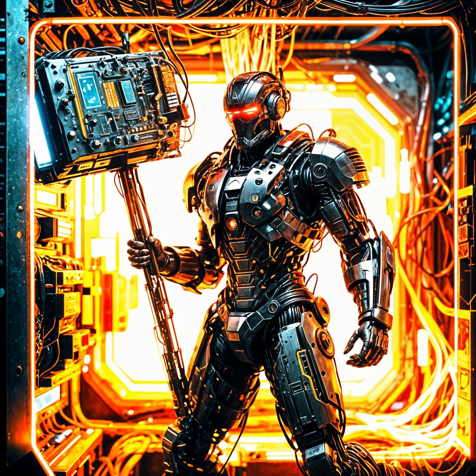 AI Generated Image of a Computer