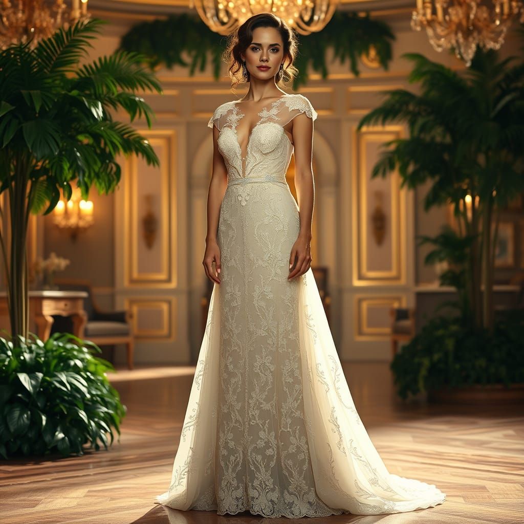 Glamorous Evening in Luxurious Ballroom