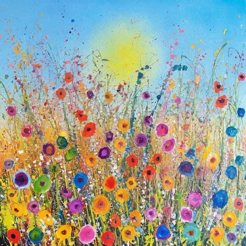 Yvonne Comber style painting