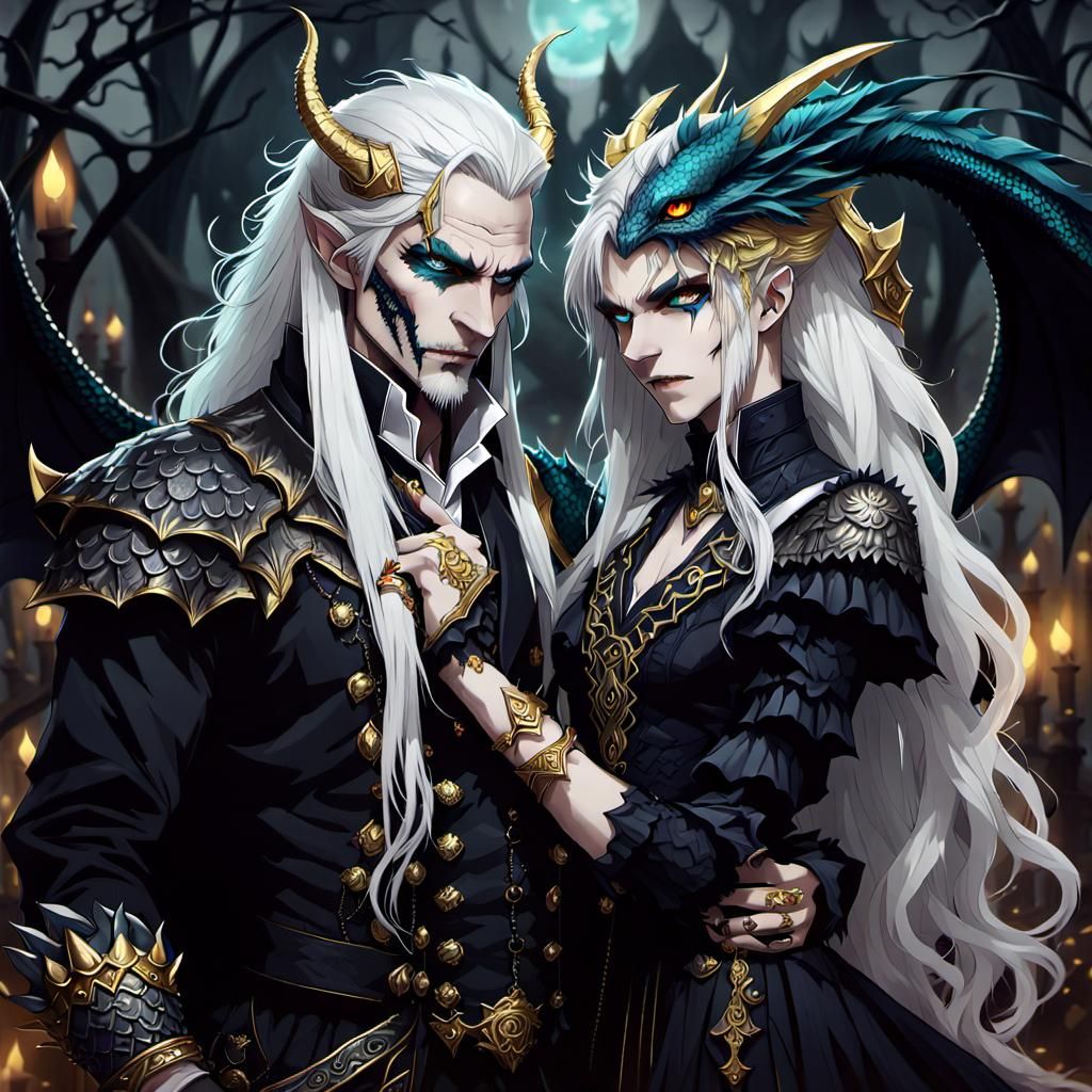 Demon King God of Death with Dragon Scales